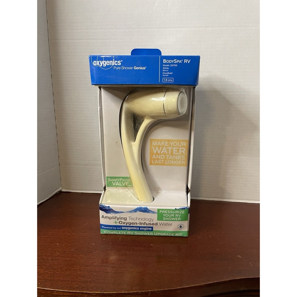oxygenics bodyspa rv white 2-spray handheld shower 1.8-gpm Complete Upgrade Kit